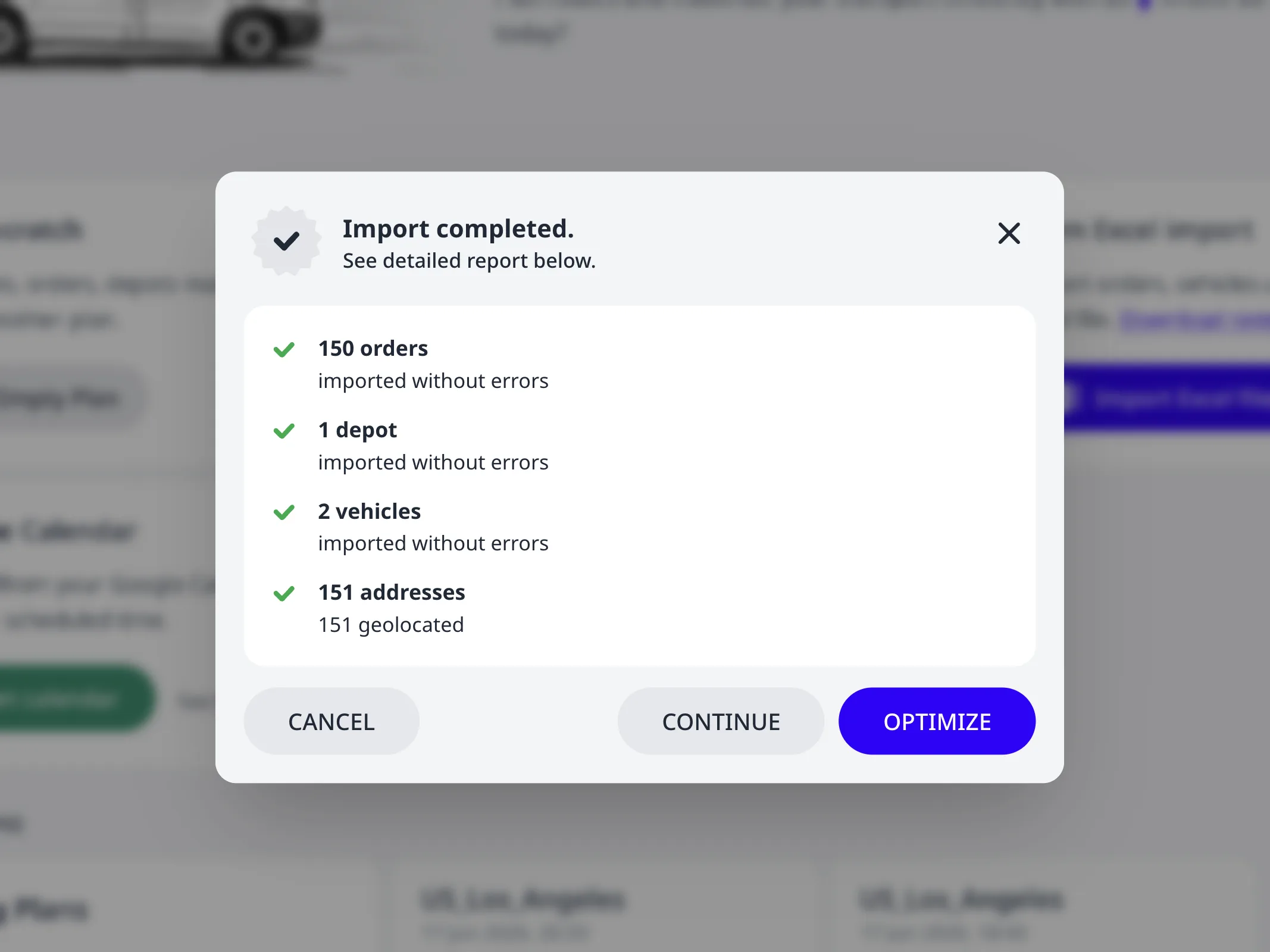 Importer vos arrêts depuis un tableur